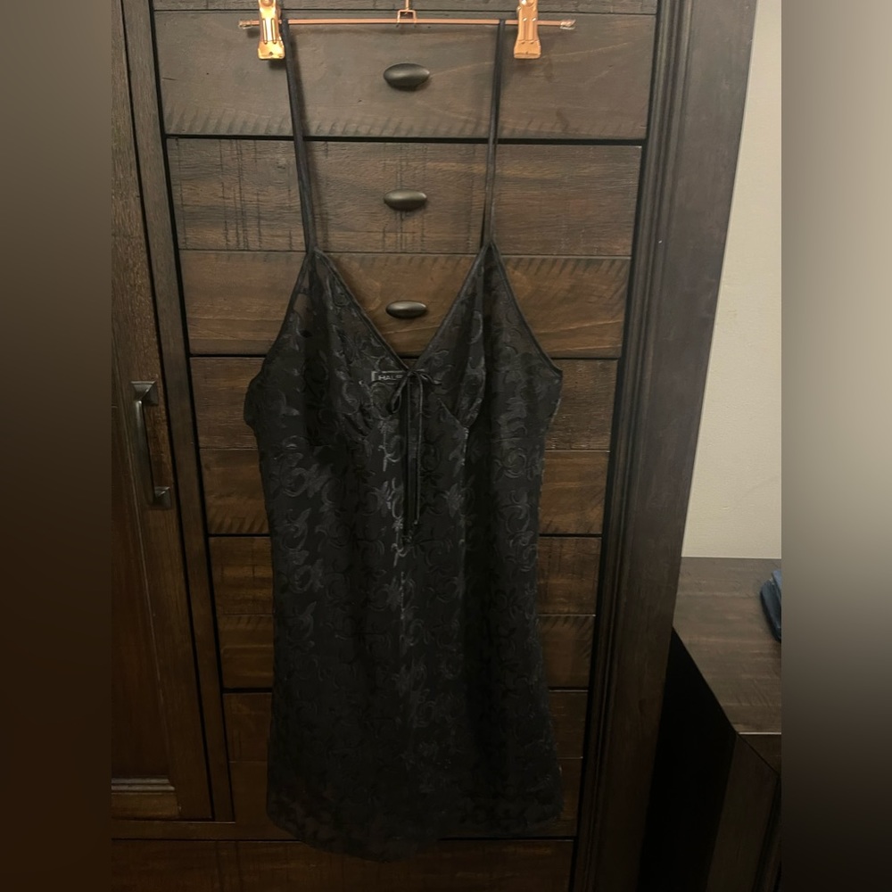vintage halston lace dress